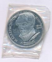 Szovjetunió 1989. 1R Cu-Ni "Mihail Jurjevics Lermontov" lezárt fóliatokban T:PP halvány pa...