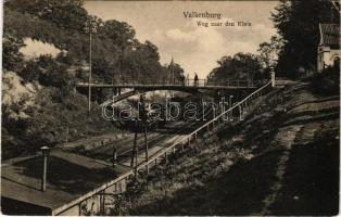 1919 Valkenburg, Weg naar den Kluis / train, locomotive (EK)