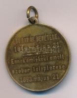 1893. "1849/49-iki HONVÉD / BUDAVÁR BEVÉTELE 1849. május 21. - Ennek emlékéül emelt szobor lele...