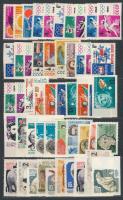 Szovjetunió 1964-1966 80 db teljes sor ill. önálló bélyeg (összesen 200 db klf bélyeg) közte sok vágott is, 2 közepes berakólap mindkét oldalán