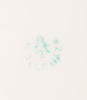 Hollóházi virágmintás váza, jelzett, hibátlan, m: 15 cm