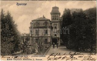 1904 Resicabánya, Resica, Resicza, Resita; Igazgatósági épület. Braumüller L. kiadása / Directions-Gebäude / mine directorate's building (EK)