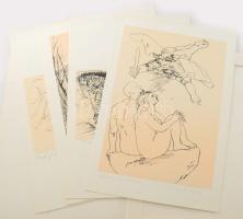 Grafikák Barczi Pál, Csabai Kálmán, Feledy Gyula, Kunt Ernő, Lenkey Zoltán, Mazsaroff Miklós, Máger ...