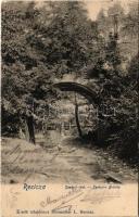1904 Resicabánya, Resica, Resicza, Resita; Szekuli híd. Braumüller L. kiadása / Szekuler Brücke / bridge near Secul (apró szakadás / tiny tear)