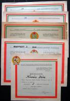 1950-1963 5db klf megbízólevél