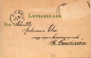 1899 Szászkabánya, Németszászka, Sasca Montana; Román malom, völgy sétány, szikla / Engpass i. Mühlt...