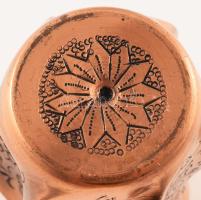 Keleti réz váza, m: 9,5 cm