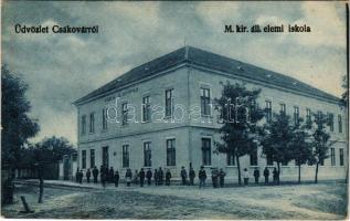 Csák, Csákova, Ciacova; M. kir. állami elemi iskola / elementary school (EK)