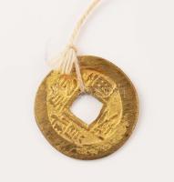 Tibeti lontar, pálmalevél, 37x24 cm