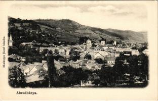 Abrudbánya, Abrud; látkép. Skalangya József kiadása / general view (EK)