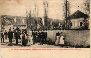 1907 Algyógy, Geoagiul de jos, Geoagiu; Földmíves iskola főépületének északi oldala (a tanulók lakosztálya és ereklye-múzeum). Adler fényirda / agricultural school (r)