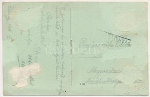 1916 Petrozsény, Petroseni, Petrosani; M. kir. dohányáruda, Szüszer Bernát és fia üzlete. Adler kiad...