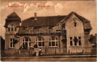 Aranyosgyéres, Campia Turzii; Dr. Feder orvos villája. Veress Zsigmond kiadása, Divald Károly fia (Eperjes) / doctor's villa (EK)