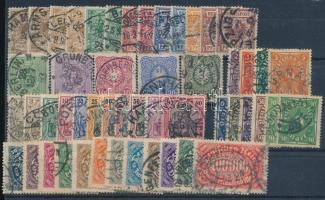 Deutsches Reich összeállítás 1880-tól, köztük szép bélyegzések is, stecklapon