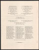 1927 A X. Nemzetközi Zoológiai Kongresszus programfüzete, első körlevél, ifj. Richter Aladár grafiká...