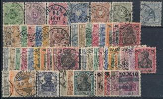 Deutsches Reich forgalmi sorok, köztük klasszikusok, Germania-fejesek is, stecklapon