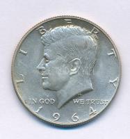 Amerikai Egyesült Államok 1964. 1/2$ Ag "Kennedy" T:AU,XF USA 1964. 1/2 Dollar Ag "Kennedy" C:AU,XF Krause KM#202
