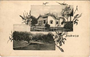 1912 Ádámos, Adamus; villa, nyaraló. Weinwurm Antal kiadása / villa. Art Nouveau, floral (EK)