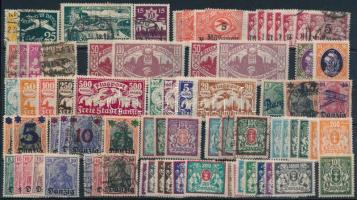 Danzig 1920 Tartalmas összeállítás stecklapon