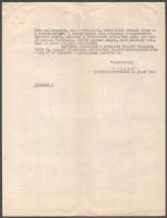 1945 Dunakeszi helytörténeti irat, melyben a községhez tartozó Imreháza-pusztán működött Fruges cég ...