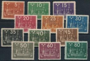 Svédország 1924 Postakongresszus sor 12 klf értéke (**Mi EUR 460.-)