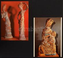 139 + 50 db főleg MODERN vegyes város és motívum képeslap 2 régi fotóalbumba beragasztva / 139 + 50 ...