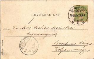 1906 II. Rákóczi Ferenc szecessziós emléklap. Hazánk szentje, szabadság vezére, Sötét éjben fényes c...