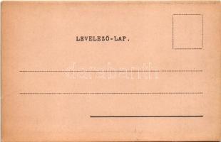 1906 II. Rákóczi Ferenc szecessziós emléklap. Istenért, hazáért és szabadságért! Biró Albert kiadása...