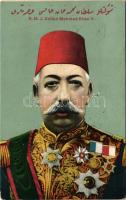 1910 SMJ Sultan Mehmed Khan V. / V. Mehmed oszmán szultán (EB)