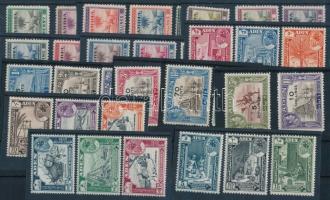 Brit Gambia és Aden 37 db bélyeg