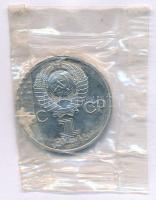 Szovjetunió 1984. 1R "Alekszander Puskin" lezárt fóliatokban T:PP Soviet Union 1984. 1 Roubles "Aleksandr Pushkin" in sealed foil packing C:PP Krause Y#196.1