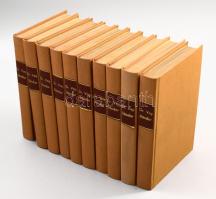 Gróf Vay Sándor Munkái. I-X. kötet. [Teljes]. Gergely Imre, Hegedűs László, Heyer Artur, Neogrády Antal és Udvardy László rajzaival. Bp., [1909?], Országos Monográfia Társaság (Légrády-ny.) Egészoldalas műmellékletekkel gazdagon illusztrálva. Átkötött modern egészvászon-kötések, benne foltos lapokkal is.