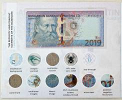 2019. "Herman Ottó" (2xklf) mintabankjegy pár tervezet. Eredeti, angol nyelvű tájékoztató ...