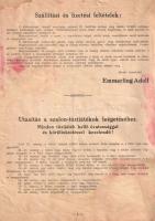 Emmerling Adolf tűzijáték, lampion, zászló és farsangicikk-gyárának képes árjegyzéke. (1930 körül).
...