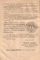 Winter Adolph legújabb galváno-elektromos lánczai köszvény, rheuma, mindennemű idegbajok, görcsök st...