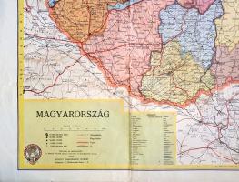 [Térkép] Magyarország közigazgatási térképe az 1950-es megyerendezést megelőzően. Tervezte Irmédi-Mo...