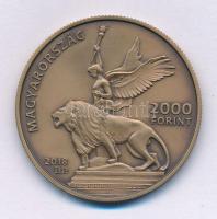 2018. 2000Ft Cu-Zn "Nemzeti Emlékhelyek - Fiumei úti sírkert" kapszulában, színes MNB tájé...