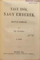 Vas Gereben: Nagy idők, nagy emberek. Magyar korrajz. I-III. köt. (Egybekötve). Bécs, 1856, Sommer L...