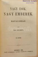 Vas Gereben: Nagy idők, nagy emberek. Magyar korrajz. I-III. köt. (Egybekötve). Bécs, 1856, Sommer L...