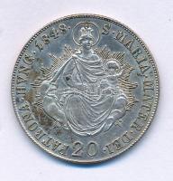 1848B 20kr Ag "V. Ferdinánd" T:XF, patina Hungary 1848B 20 Kreuzers Ag "Ferdinand V" C:XF, patina Huszár: 2081., Unger III.: 1419.