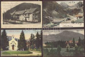 10 db TÁTRA az 1900-as évek elejéről / 10 TATRA postcards pre 1920