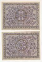 Ausztria 1922. 1000K (2x) sorszámkövetők T:UNC,AU
Austria 1922. 1000 Kronen (2x) consecutive serial...