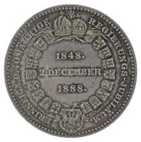 Ausztria 1888. "I. Ferenc József Osztrák Császár / Emlékezzünk a 40 éves kormányzásának jubileu...