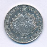 1848KB 20kr Ag "V. Ferdinánd" T:AU,XF, pici peremhiba Huszár: 2092., Unger III.: 1428.