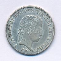 1848KB 20kr Ag "V. Ferdinánd" T:AU,XF, kis patina
Huszár: 2092., Unger III.: 1428