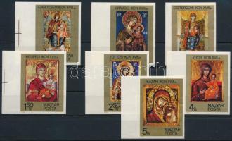 1975 Festmények XIII. - Magyarországi ikonok vágott, főként ívszéli sor (3.500)