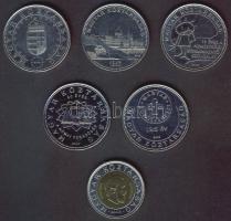 2002. 100Ft + 2004-2007. 50Ft (5x) klf motívumokkal T:2