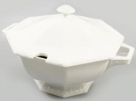 cca 1927 Rosenthal "Maria" leveskínáló. Peremrészén plasztikus mintával, jelzett, hibátlan, 33x25x20 cm