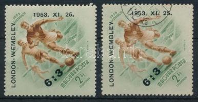1953 Labdarúgó 6:3 erős festékezéssel + támpéldány