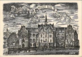 Budapest II. Állami Főreáliskola, Toldy Ferenc Gimnázium. A Volt Iskolatársak Egyesületének kiadása s: Szabó Vladimir (EK)